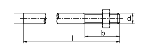 DIN 525 Stud for Welding