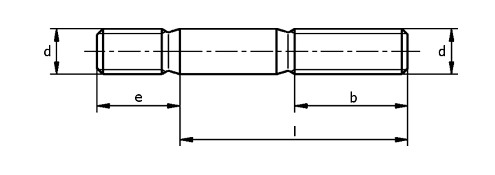 DIN 938 Stud - Metal End
